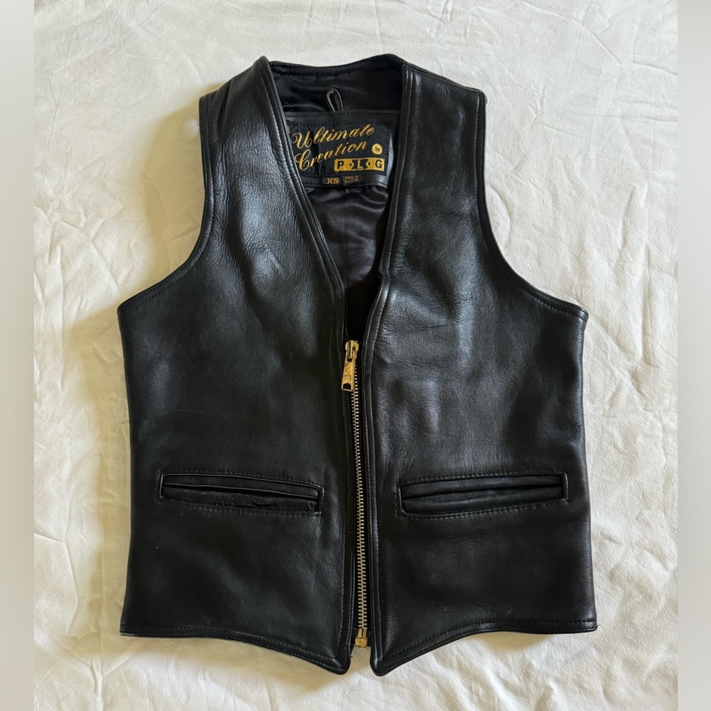 Women’s Leather Vest